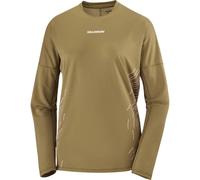 SALOMON Sense Aero Ls Tee Gfx W - Donna - Marrone - Taglia M- modello 2025