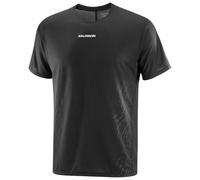 Salomon - Sense Aero S/S Tee GFX - Maglia da corsa XL nero