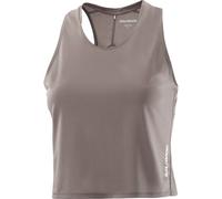 Salomon SENSE AERO SHORT TANK W Canotte e Top S Grigio