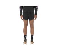 Salomon - Short traspirante e con asciugatura rapida - Sense Aero Split 3" Shorts M Deep Black per Uomo - Taglia S - Nero