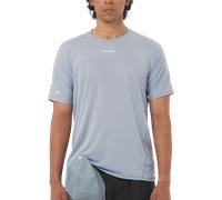 Salomon T-shirt da corsa Sense Aero S/S Tee GFX Uomo XL Azzurro