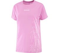 SALOMON Sense Aero Ss Tee Gfx W - Donna - Rosa - Taglia M- modello 2025