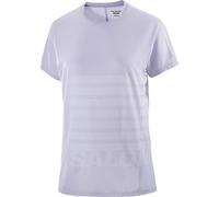 SALOMON Sense Aero Ss Tee Gfx W - Donna - Viola / Bianco - Taglia M- modello 2025