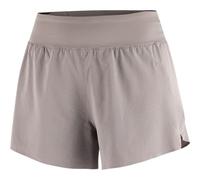 Salomon - Pantaloncini traspiranti con asciugatura rapida - Sense Aero Stow 4" Shorts W Iron per Donne - Taglia S - Beige