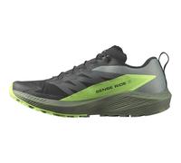 SALOMON Sense Ride 5 - Uomo - Nero / Grigio / Verde - Taglia 45 1/3- modello 2025