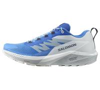 Salomon Sense Ride Scarpe da Trail Running da Uomo, Ammortizzazione e reattività, Grip versatile, Tomaia leggera, Ibiza Blue/Lapis Blue/White, 46 2/3 EU