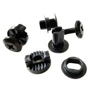 Salomon Shadow Fit Attacchi Snowboard Black Kit Bulloni Highback FWL T-Nut