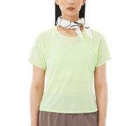 Salomon SHAKEout AIR CROPPED SS TEE W Magliette S Giallo