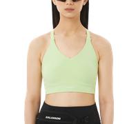 Salomon SHAKEout BLISS BRA W Top e Reggiseni S Giallo