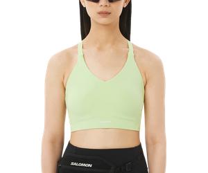 Salomon SHAKEout BLISS BRA W Top e Reggiseni XL Giallo