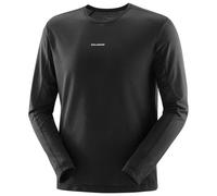 Maglia a maniche lunghe salomon shkout core nero uomo