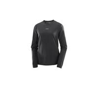 Salomon - T-shirt a maniche lunghe morbida e traspirante - Shakeout Core LS Tee W Deep Black per Donne - Taglia M - Nero Nero M