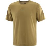 Salomon - T-shirt morbida e traspirante - Shakeout Core SS Tee M Brilliant per Uomo - Taglia M - Kaki