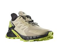 SALOMON Shoes Supercross 4, Scarpe da Corsa Uomo, Safari Black Acid Lime, 42 2/3 EU