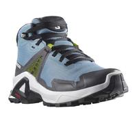 SALOMON Shoes X Raise Mid GTX J Bun, Scarpe da Ginnastica, Faded Denim Indigo Bunting Acid LIM, 32 EU