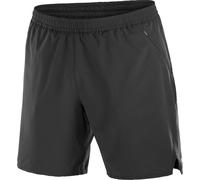 Salomon - Short con boxer integrato - Shakeout Core 2In1 Shorts 7'' M Deep Black per Uomo - Taglia XL - Nero Nero XL