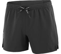 Salomon - Short da running da uomo - Shakeout Easy Shorts 5” M Deep Black per Uomo - Taglia L - Nero Nero L