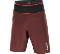 Salomon - Short da uomo a compressione - S/Lab Ultra 2In1 Short M Decadent Chocolat/Vanilla Ice per Uomo - Taglia L - Marrone Marrone L