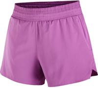 Salomon - Short stretch stretch running pants - Shakeout Core 2In1 Shorts 4 W Iris Orchid per Donne in Poliestere Riciclato - Taglia XS - Viola