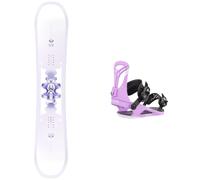 Salomon Snowboard - Attacchi all-mountain per lo snowboard - Pack Lotus 2025 - Bianco