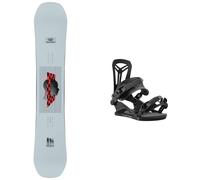 RIDE - Set (snowboard + attacchi) - Set Psychocandy 2024 - Bianco Bianco S,M,L,XL