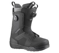 Salomon Snowboard - Scarponi da snowboard - Dialogue Dual BOA Wide Black/Asphalt - Taglia 42,5 - Nero