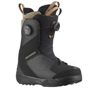 Salomon Snowboard - Scarponi da snowboard - Kiana Dual Boa Black/Sepia Tint per Donne - Taglia 23.5 - Nero