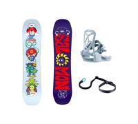 Salomon Snowboard - Set snowboard e attacchi - Team Package 2026 - Taglia 90 cm - Bianco