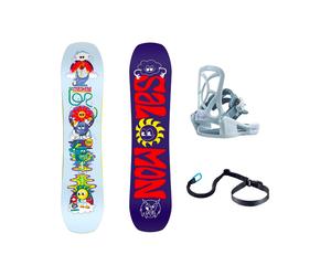 Salomon Snowboard - Set Snowboard e attacchi - Team Package 2027 - Taglia 100 cm - Bianco