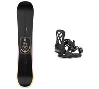 Salomon Snowboard - Snowboard all-mountain - Pack Wonder 2027 in Legno - Nero