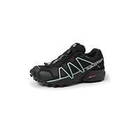SALOMON Speedcross 4 Gore-tex, Scarpe Donna, Black Metallic Bubble Blue, 40 2/3 EU