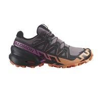Salomon Speedcross 6 GTX W - scarpe trail running - donna 4 UK Grey/Pink/Orange woman Gore-Tex