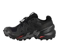 SALOMON Speedcross 6, Sneaker Donna, Black Black Phantom, 38 EU