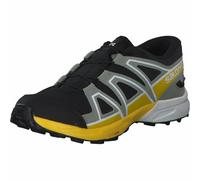 Salomon Speedcross Climasalomon Waterproof, Scarpe da Trail Running Unisex - Bambini e Ragazzi, Black Wrought Iron Lemon, 31 EU