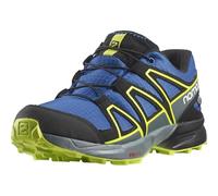 Salomon Speedcross Climasalomon Waterproof, Scarpe da Trail Running Unisex - Bambini e Ragazzi, Nautical Blue Black Acid Lime, 37 EU