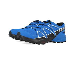 Salomon Speedcross CSWP J, Scarpe da Trail Running Unisex - Bambini e Ragazzi, Blu Nero Indigo Bunting Sky Diver White, 32 EU