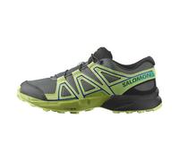 Scarpe Salomon Speedcross grigio scuro verde lime bambini - 29