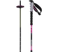 Salomon Steep Pro Vario S3, bastoncini da sci, nero/rosa 100-135cm Black/Rhodamine