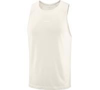 Salomon - T-shirt da running stretch e traspirante senza maniche - Shakeout Core Tank M Whisper White per Uomo - Taglia M - Bianco