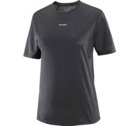 Salomon - T-shirt morbido e traspirante - Shakeout Core SS Tee W Deep Black per Donne - Taglia L - Nero