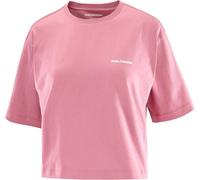 Salomon - T-shirt urbana in cotone biologico a maniche corte - Short SS Tee Relaxed W Dusky Orchid per Donne in Cotone - Taglia S - Bordeaux