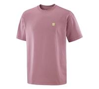 Salomon, ,Tops ,Uomo ,Viola ,M T-Shirt Grafica con Logo Rotondo