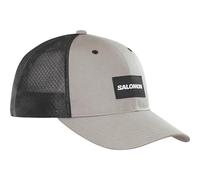 Salomon Trucker Cappellino Trail Running Escursionismo MTB Unisex Curvo, Stile audace, Versatilità, Comfort e traspirabilità, Grigio, S/M