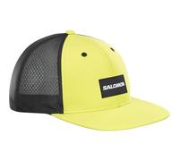 Salomon Trucker Cappellino Trail Running Escursionismo MTB Unisex Piatto, Stile audace ma versatile, Contenuto riciclato, Comfort e traspirabilità, Giallo, S/M