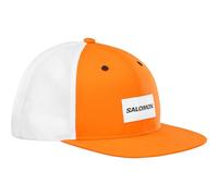 Salomon Trucker Cappellino Trail Running Escursionismo MTB Unisex Piatto, Stile audace ma versatile, Contenuto riciclato, Comfort e traspirabilità, Arancione, M/L
