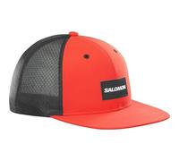 Salomon Trucker Cappellino Trail Running Escursionismo MTB Unisex Piatto, Stile audace ma versatile, Contenuto riciclato, Comfort e traspirabilità, Arancione, L/XL
