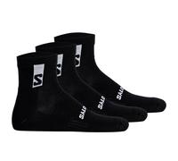 Salomon Unisex Quartersocken, 3er Pacco - Everyday Caviglia,Spugna,Stütz-zone