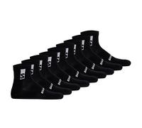 Salomon Unisex Quartersocken, 9er Pacco - Everyday Caviglia,Spugna,Stütz-zone