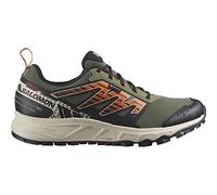 Salomon Wander Gore-Tex Scarpe Impermeabili Da Trail Running da Uomo, A prova di outdoor, Comfort e ammortizzazione, Tenuta del piede sicura, Deep Lichen Green, 43 1/3