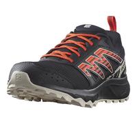 SALOMON Wander, Scarpe da Running Uomo, Black Rainy Day Scarlet Ibis, 47 1/3 EU